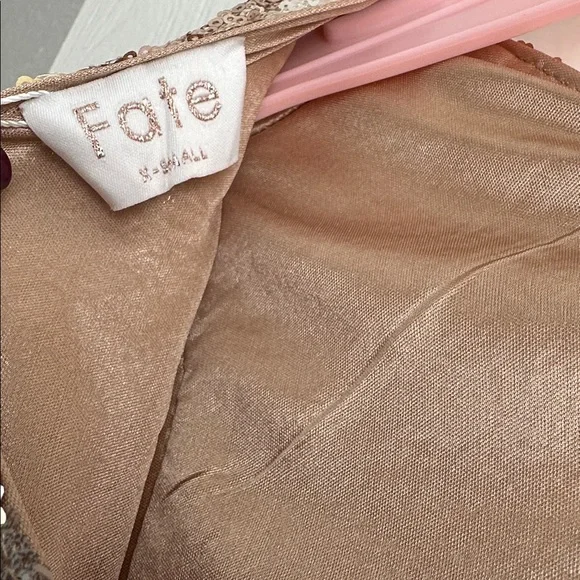 Fate Multicolor Sequin Floral Mini Dress - Picture 7 of 7